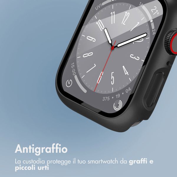 imoshion Cover rigida integrale Apple Watch 4 / 5 / 6 / SE - 44 mm - Nero