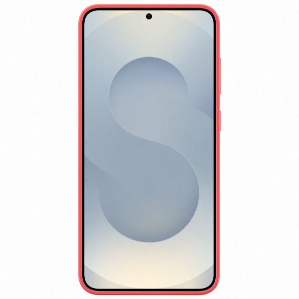 Samsung Cover originale in silicone Samsung Galaxy S25 Plus - Peach