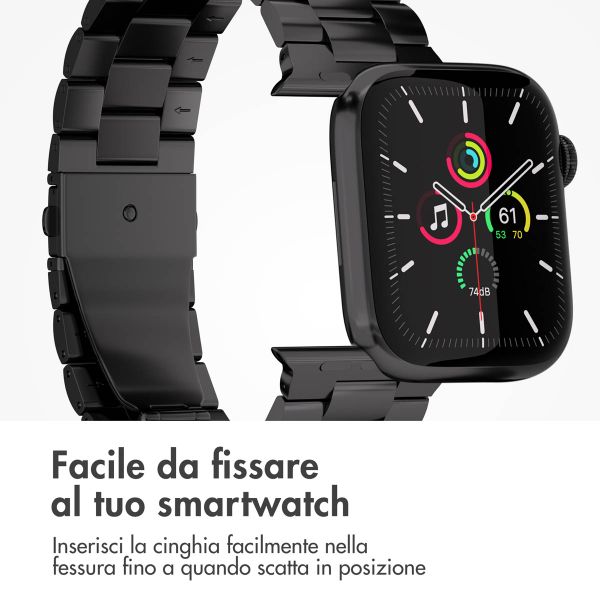 imoshion Cinturino in acciaio Apple Watch | 38/40/41/42 mm - Nero