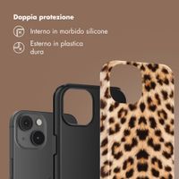 Selencia Cover Posteriore Vivid Apple iPhone 14 - Wild Leo