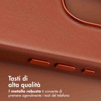 Accezz Cover in Pelle con MagSafe Apple iPhone 16 Pro - Sienna Brown