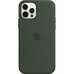Apple Cover Posteriore in Silicone con MagSafe Apple iPhone 12 (Pro) - Cypress Green