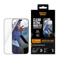 PanzerGlass Vetro temperato Ultra Wide Fit FastFit in-a-box Apple iPhone 18 Pro Max / 17 Pro Max