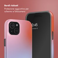 Selencia Cover posteriore Vivid con MagSafe Apple iPhone 15 - Gradient Soft Blush