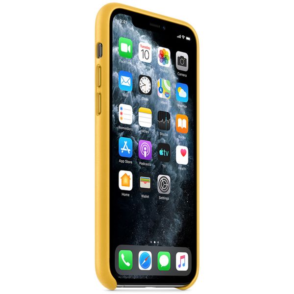 Apple Cover in Pelle iPhone 11 Pro - Meyer Lemon