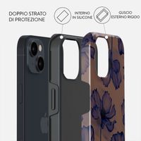 Burga Cover Posteriore Resistente con MagSafe Apple iPhone 14 - Velvet Night