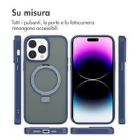 Accezz Cover con anello e supporto con MagSafe Apple iPhone 14 Pro Max - Blu