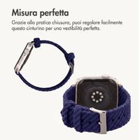 imoshion Cinturino in velluto a coste Apple Watch | 38/40/41/42 mm - Blu scuro