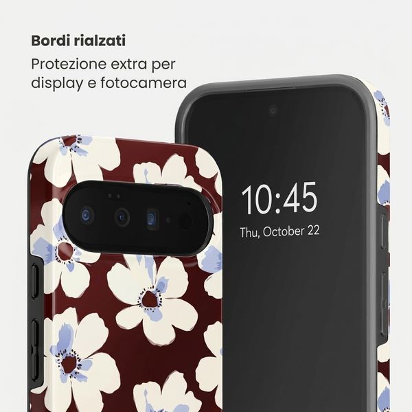 Selencia Cover posteriore Vivid con MagSafe Google Pixel 11 Pro - Choco Flower Pop