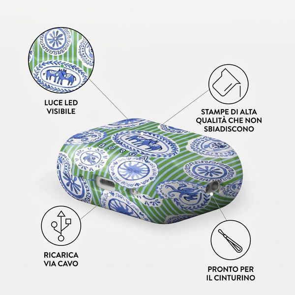 Burga Cover rigida Apple AirPods Pro 2 - Taverna