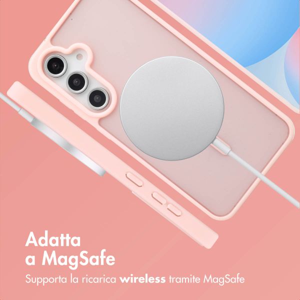imoshion Cover posteriore Color Guard con MagSafe Samsung Galaxy S24 FE - Rosa chiaro