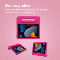 imoshion Cover Antishoc Speciale Bambini con Manico iPad 10.2 (2019 / 2020 / 2021) - Rosa