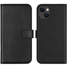Selencia Cover a libro in vera pelle Apple iPhone 13 - Nero
