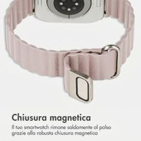 imoshion Cinturino magnetico in pelle sintetica Apple Watch | 44/45/46/49 mm - Beige