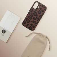 Selencia Cover Sabi Stampa pantera con MagSafe Apple iPhone 17 - Mocha Brown
