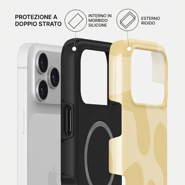 Burga Cover Posteriore Resistente con MagSafe Apple iPhone 17 Pro - Glow
