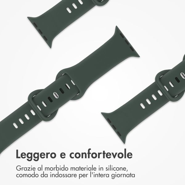 imoshion Cinturino in silicone⁺ Apple Watch | 44/45/46/49 mm - Taglia M/L - Olive