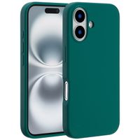Accezz Cover in silicone liquido con MagSafe Apple iPhone 16 - Forest Green