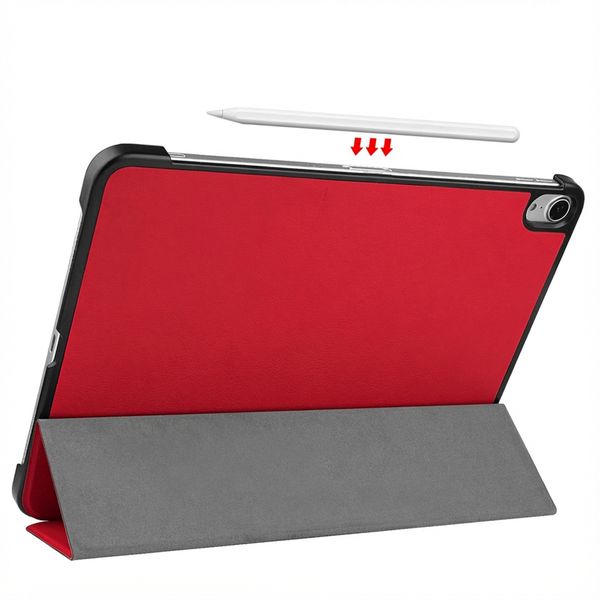 imoshion Cover a libro Trifold Apple iPad Air 11 pollici (2026) M4 / (2025) M3 / (2024) M2 / Air 5 (2022) / Air 4 (2020) - Rosso