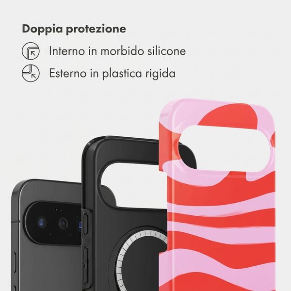 Selencia Cover posteriore Vivid con MagSafe Google Pixel 11 - Dream Swirl Pink