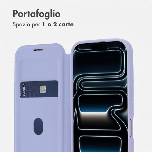 imoshion Bookcase trasparente con MagSafe Apple iPhone 17 Pro Max - Lilla