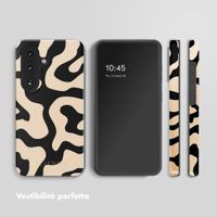 Selencia Cover posteriore Vivid con MagSafe Samsung Galaxy S26 Plus - Art Wave Black
