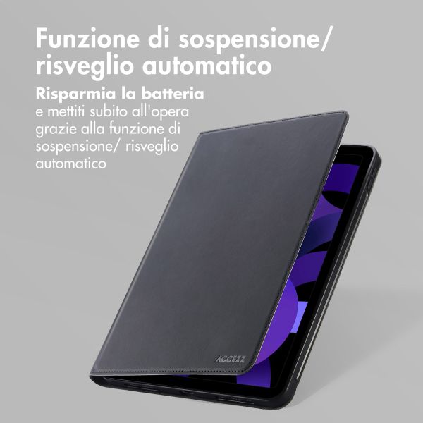 Accezz Cover Tablet Classica Apple iPad Air 11 pollici (2026) M4 / (2025) M3 / (2024) M2 / Air 5 (2022) / Air 4 (2020) - Nero