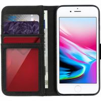 imoshion Cover a libro di Lusso Apple iPhone SE (2022 / 2020) / 8 / 7 / 6(s) - Azzurro