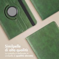 imoshion Cover Girevole a 360° Samsung Galaxy Tab S9 11.0 pollici / S10 Lite / S10 FE / S9 FE 10.9 pollici - Verde