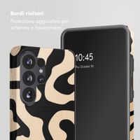 Selencia Cover Posteriore Vivid Samsung Galaxy S26 Ultra - Art Wave Black