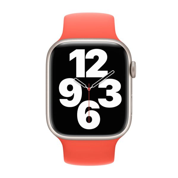 Apple Cinturino Solo Loop Apple Watch | 38/40/41/42 mm - Taglia 5 - Nectarine