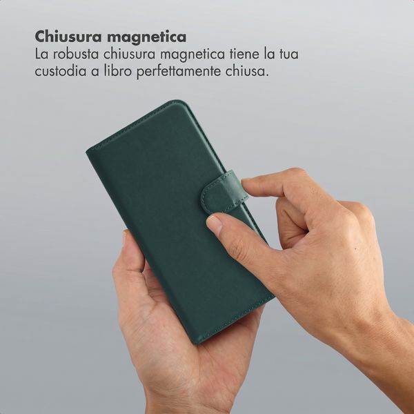 Selencia Libreria rimovibile Olyn con MagSafe Samsung Galaxy A37 (5G) - Verde