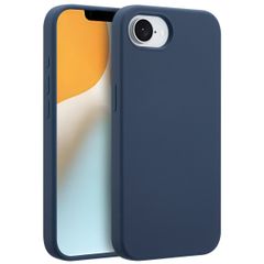 Accezz Cover in silicone liquido con MagSafe Apple iPhone 17e / 16e - Blu scuro