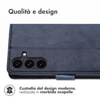imoshion Cover a libro di Lusso Samsung Galaxy S26 FE - Blu scuro