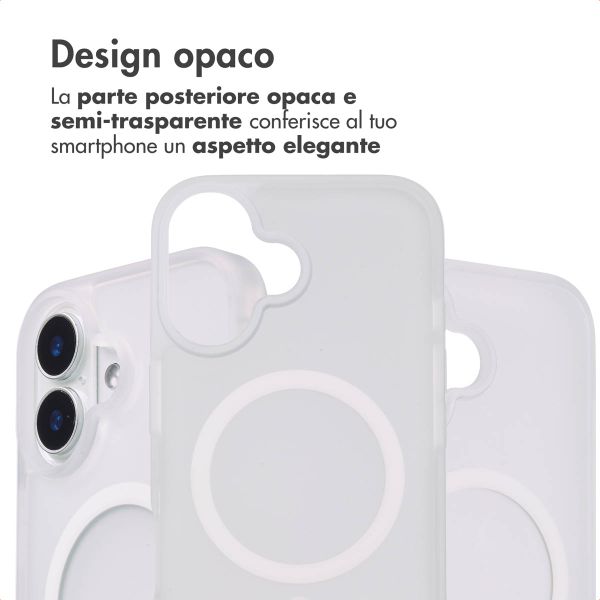imoshion Cover posteriore Color Guard con MagSafe Apple iPhone 16 - Bianco