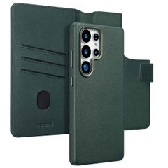 Accezz Cover in pelle 2 in 1 con MagSafe Samsung Galaxy S25 Ultra - Cedar Green