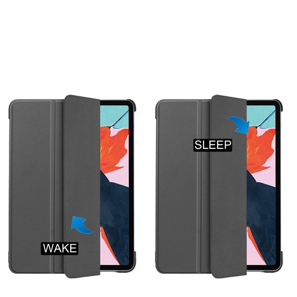 imoshion Cover a libro Trifold Apple iPad Air 11 pollici (2026) M4 / (2025) M3 / (2024) M2 / Air 5 (2022) / Air 4 (2020) - Grigio
