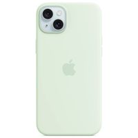 Apple Cover Posteriore in Silicone con MagSafe Apple iPhone 15 Plus - Soft Mint