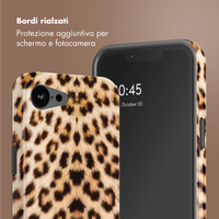 Selencia Cover posteriore Vivid con MagSafe Apple iPhone 17e / 16e - Wild Leo