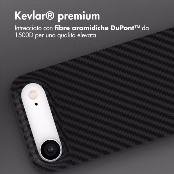 Accezz Cover MagSafe Kevlar® Apple iPhone Air - Nero