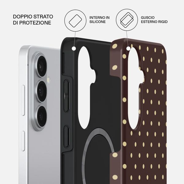 Burga Cover Posteriore Resistente con MagSafe Samsung Galaxy S26 - Sorry Busy