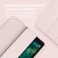 Accezz Cover a libro in silicone Smart Apple iPad Air 13 pollici (2026) M4 / (2025) M3 / (2024) M2 - Rosa