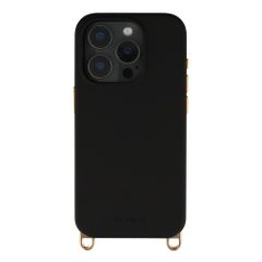Selencia Cover posteriore Rivièra con MagSafe con ganci rimovibili Apple iPhone 15 Pro - Velvet Black