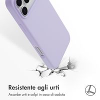 Accezz Cover in silicone liquido con MagSafe Apple iPhone 17 Pro Max - Viola
