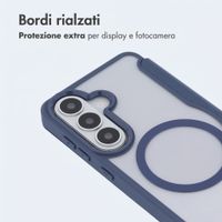 imoshion Bookcase trasparente con MagSafe Samsung Galaxy S26 - Blu