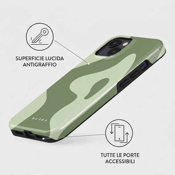 Burga Cover Posteriore Resistente con MagSafe Apple iPhone 14 - No Rush