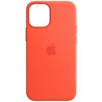 Apple Cover Posteriore in Silicone con MagSafe Apple iPhone 12 Mini - Electric Orange