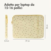 imoshion Custodia per laptop Design 15-16 pollici - Garden Stripes