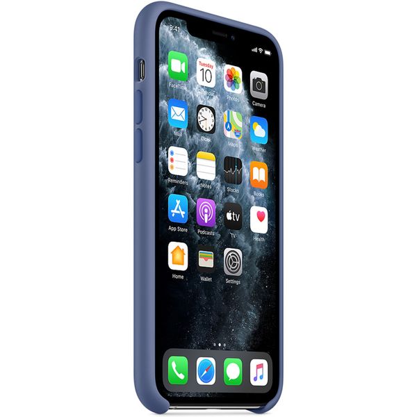 Apple Cover in Silicone Apple iPhone 11 Pro - Linen Blue