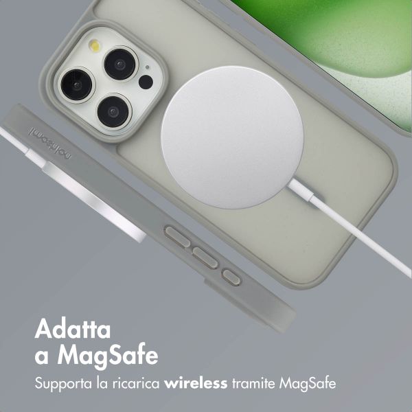 imoshion Cover posteriore Color Guard con MagSafe Apple iPhone 15 Pro - Grigio